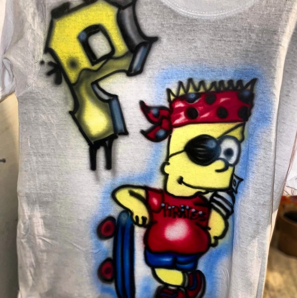 Burt Simpson Pgh Pirates tee